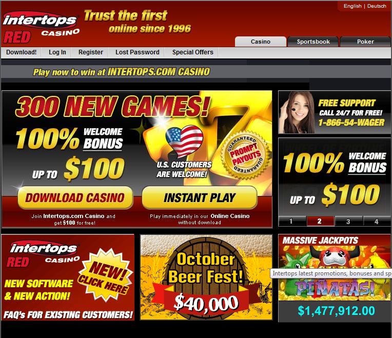 Intertops Casino Bonus Codes No Deposit